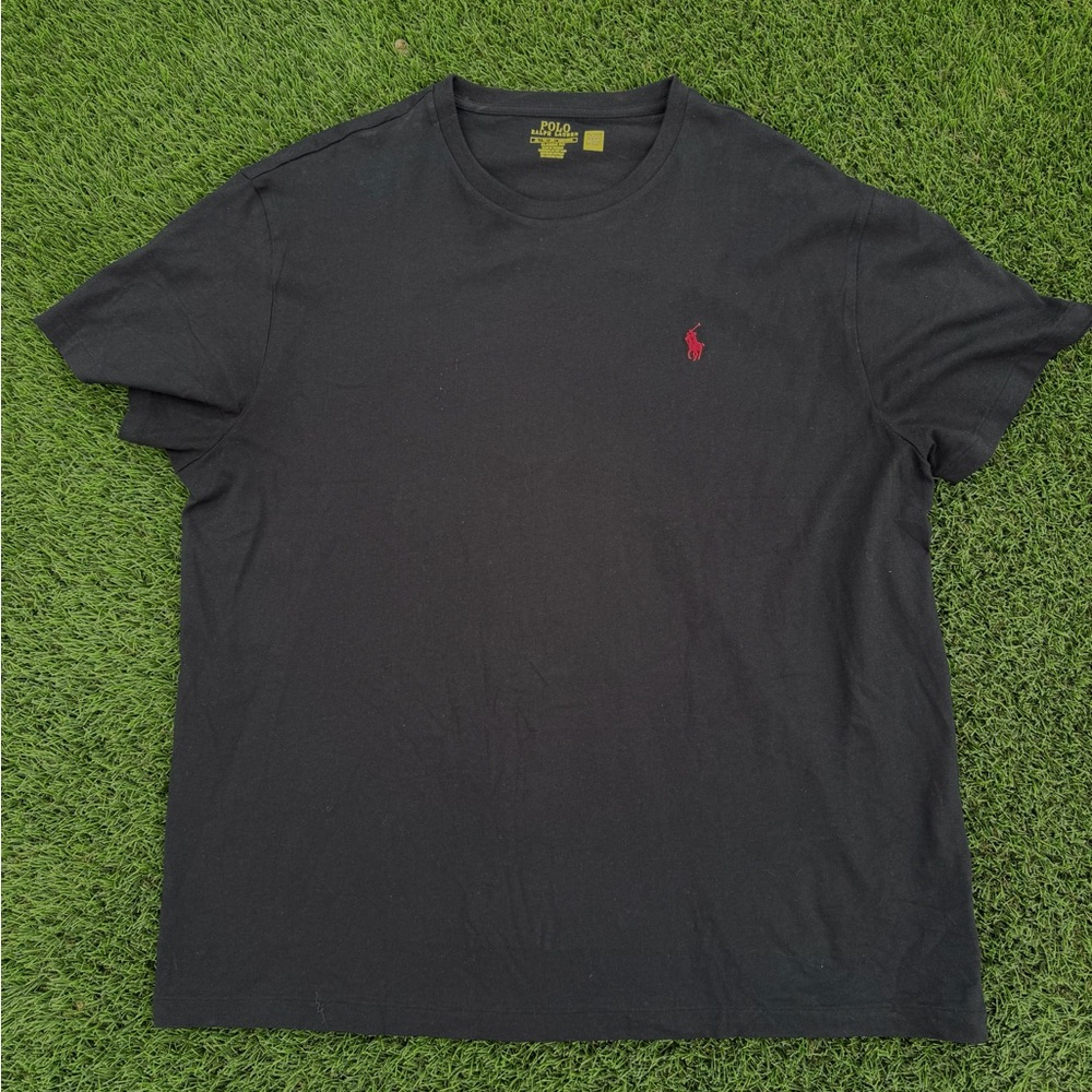 Polo by Ralph Lauren Black Tee with Red Logo